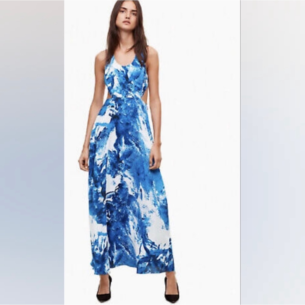 Aritzia Talula Peek A Boo maxi dress size S